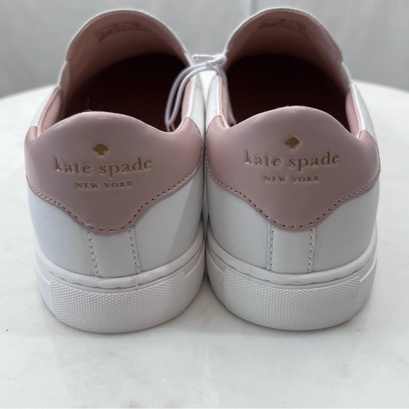 Kate Spade NEW Azores Slip-On Perforated Leather Sneakers Shoes White Size 7.5 - Picture 7 of 11